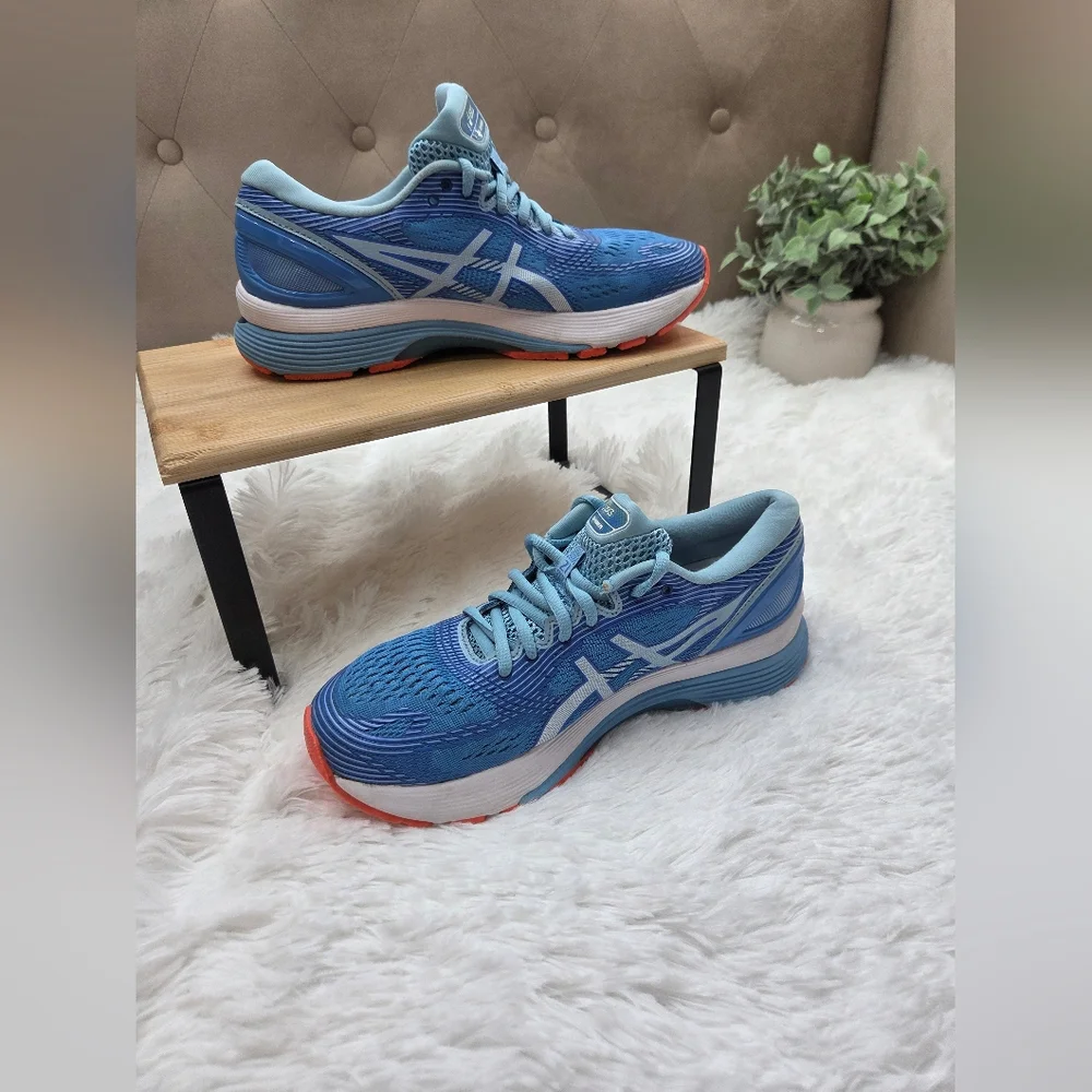 ASICS Gel Nimbus 21 Running Shoes Blue Women’s Size‎ 8.5 EU 40
